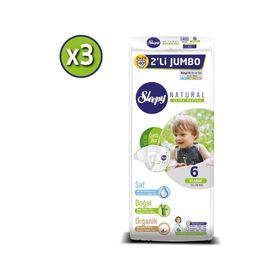 Sleepy Natural No:6 XLarge 120 Adet Bebek Bezi