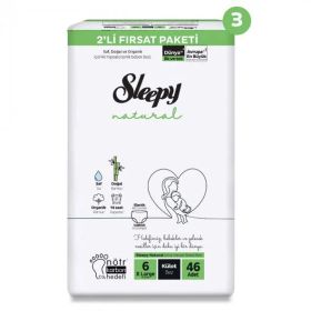 Sleepy Natural No:6 XLarge 138 Adet Külot Bebek Bezi