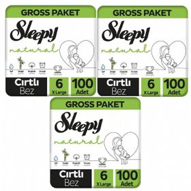 Sleepy Natural No:6 XLarge 300 Adet Bebek Bezi