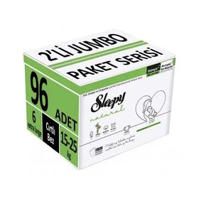 Sleepy Natural No:6 XLarge 96 Adet Bebek Bezi