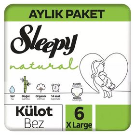 Sleepy Natural No:6 XLarge Külot Bebek Bezi