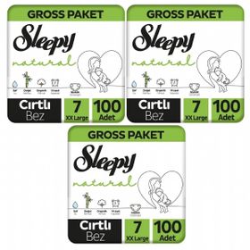 Sleepy Natural No:7 XXLarge 300 Adet Bebek Bezi
