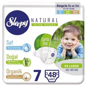 Sleepy Natural No:7 XXLarge 48 Adet Bebek Bezi