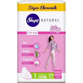Sleepy Natural Slim Ekstra İnce Normal 24'lü Ped