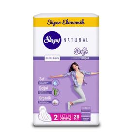 Sleepy Natural Soft İnce Uzun 20'li Ped