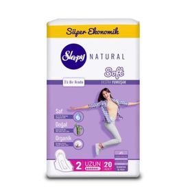 Sleepy Natural Soft İnce Uzun 20'li Ped