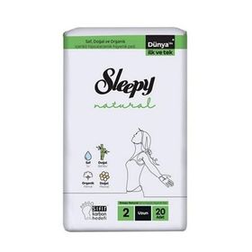 Sleepy Natural Süper Ekonomik Uzun 20'li Ped