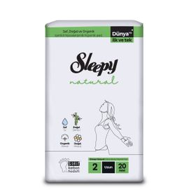 Sleepy Natural Süper Ekonomik Uzun 20'li Ped