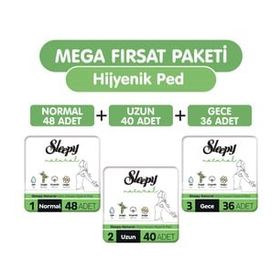 Sleepy Natural Ultra Hassas 124 Adet Hijyenik Ped