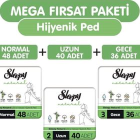 Sleepy Natural Ultra Hassas 124 Adet Hijyenik Ped