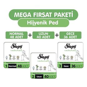 Sleepy Natural Ultra Hassas 124 Adet Hijyenik Ped