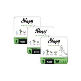 Sleepy Natural Ultra Hassas Gece 108 Adet Hijyenik Ped