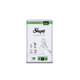 Sleepy Natural Ultra Hassas Gece 18'li Hijyenik Ped