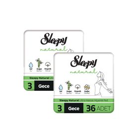 Sleepy Natural Ultra Hassas Gece 72 Adet Hijyenik Ped