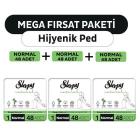 Sleepy Natural Ultra Hassas Normal 144 Adet Hijyenik Ped