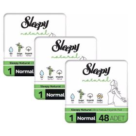 Sleepy Natural Ultra Hassas Normal 144 Adet Hijyenik Ped