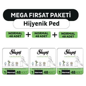 Sleepy Natural Ultra Hassas Normal 144 Adet Hijyenik Ped