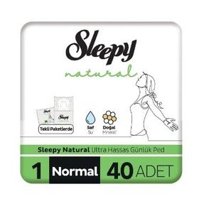 Sleepy Natural Ultra Hassas Normal 40'lı Günlük Ped
