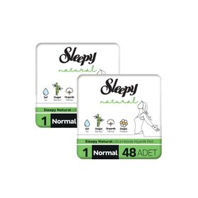 Sleepy Natural Ultra Hassas Normal 96 Adet Hijyenik Ped