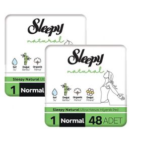 Sleepy Natural Ultra Hassas Normal 96 Adet Hijyenik Ped
