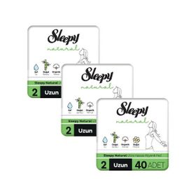Sleepy Natural Ultra Hassas Uzun 120 Adet Hijyenik Ped