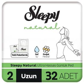 Sleepy Natural Ultra Hassas Uzun 32'li Günlük Ped