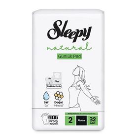 Sleepy Natural Ultra Hassas Uzun 32'li Günlük Ped