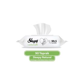 Sleepy Natural Yenidoğan Islak Mendili 90 Adet Islak Mendil