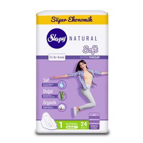 Sleepy Normal 24'lü Natural Soft İnce Ped