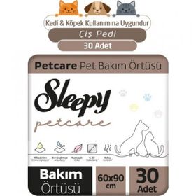 Sleepy Petcare 30'lu 60x90 cm Evcil Hayvan Bakım Örtüsü