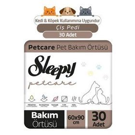 Sleepy Petcare 30'lu 60x90 cm Evcil Hayvan Bakım Örtüsü