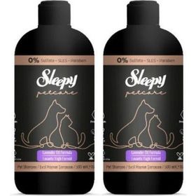 Sleepy Petcare 500 ML 2 Adet Lavanta Yağlı Evcil Hayvan Şampuanı