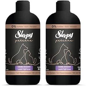 Sleepy Petcare 500 ML 2 Adet Lavanta Yağlı Evcil Hayvan Şampuanı