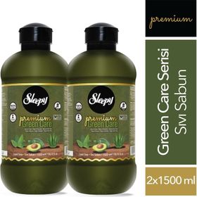 Sleepy Premium 2x1500 ml Green Care Serisi Sıvı Sabun