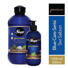 Sleepy Premium Blue Care 1500 + 500 ml Doğal Lotus Çiçeği Sıvı Sabun
