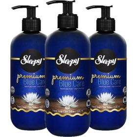 Sleepy Premium Blue Care Doğal Lotus Çiçeği 3x500 ml Sıvı Sabun
