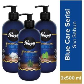 Sleepy Premium Blue Care Doğal Lotus Çiçeği 3x500 ml Sıvı Sabun