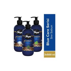 Sleepy Premium Blue Care Doğal Lotus Çiçeği 3x500 ml Sıvı Sabun