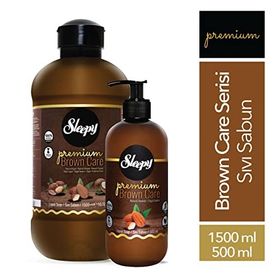 Sleepy Premium Brown Care 1500 + 500 ml Doğal Argan Sıvı Sabun