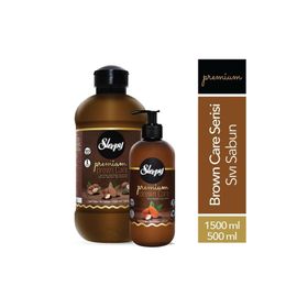 Sleepy Premium Brown Care 1500 + 500 ml Doğal Argan Sıvı Sabun