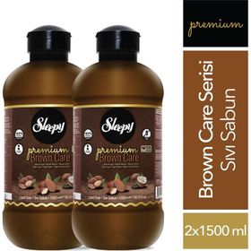 Sleepy Premium Brown Care 2x1500 ml Sıvı Sabun