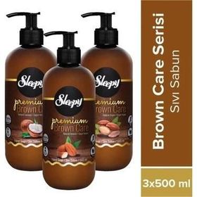 Sleepy Premium Brown Care 3x500 ml Sıvı Sabun