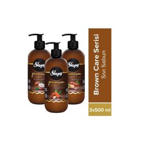 Sleepy Premium Brown Care 3x500 ml Sıvı Sabun