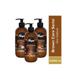 Sleepy Premium Brown Care 500 ml Sıvı Sabun (3 adet)