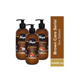 Sleepy Premium Brown Care 500 ml Sıvı Sabun (3 adet)
