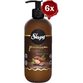 Sleepy Premium Brown Care Doğal Argan 500 ml Sıvı Sabun (6 adet)