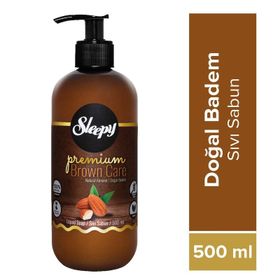 Sleepy Premium Brown Care Doğal Badem 500 ml Sıvı Sabun