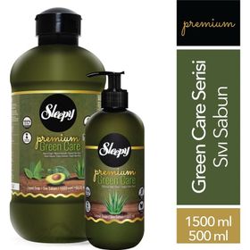 Sleepy Premium Green Care 1500 + 500 ml Doğal Avokado Sıvı Sabun