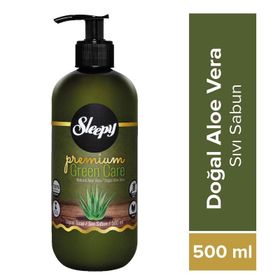 Sleepy Premium Green Care Doğal Aloe Vera 500 ml Sıvı Sabun
