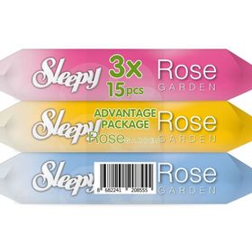 Sleepy Rose Garden Travel 3x15 Yaprak Islak Cep Mendil